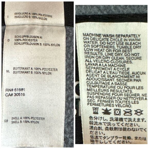 The North Face Men's Small Polartec Denali Fleece Jacket Gray Full Zip Outdoor - Picture 9 of 10